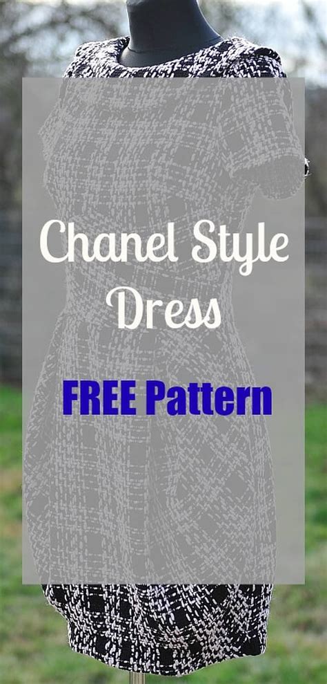 chanel little black dress pattern